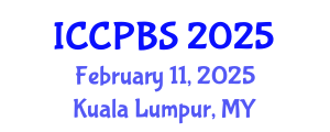 International Conference on Cognitive, Psychological and Behavioral Sciences (ICCPBS) February 11, 2025 - Kuala Lumpur, Malaysia