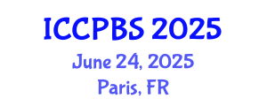 International Conference on Cognitive, Psychological and Behavioral Sciences (ICCPBS) June 24, 2025 - Paris, France