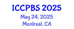 International Conference on Cognitive, Psychological and Behavioral Sciences (ICCPBS) May 24, 2025 - Montreal, Canada