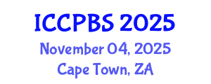 International Conference on Cognitive, Psychological and Behavioral Sciences (ICCPBS) November 04, 2025 - Cape Town, South Africa