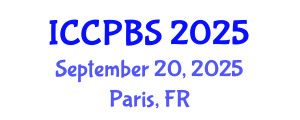 International Conference on Cognitive, Psychological and Behavioral Sciences (ICCPBS) September 20, 2025 - Paris, France