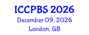 International Conference on Cognitive, Psychological and Behavioral Sciences (ICCPBS) December 09, 2026 - London, United Kingdom International Conference on Cognitive, Psychological and Behavioral Sciences (ICCPBS) December 09, 2026 - London, United Kingdom