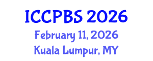 International Conference on Cognitive, Psychological and Behavioral Sciences (ICCPBS) February 11, 2026 - Kuala Lumpur, Malaysia