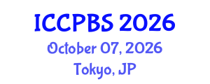 International Conference on Cognitive, Psychological and Behavioral Sciences (ICCPBS) October 07, 2026 - Tokyo, Japan