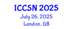 International Conference on Cognitive Science and Neuropsychology (ICCSN) July 26, 2025 - London, United Kingdom