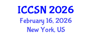 International Conference on Cognitive Science and Neuropsychology (ICCSN) February 16, 2026 - New York, United States International Conference on Cognitive Science and Neuropsychology (ICCSN) February 16, 2026 - New York, United States