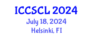 International Conference on Cognitive Science, Consciousness and Linguistics (ICCSCL) July 18, 2024 - Helsinki, Finland