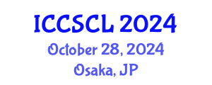 International Conference on Cognitive Science, Consciousness and Linguistics (ICCSCL) October 28, 2024 - Osaka, Japan