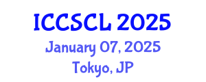 International Conference on Cognitive Science, Consciousness and Linguistics (ICCSCL) January 07, 2025 - Tokyo, Japan