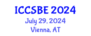 International Conference on Cognitive, Social and Behavioural Sciences (ICCSBE) July 29, 2024 - Vienna, Austria