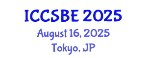 International Conference on Cognitive, Social and Behavioural Sciences (ICCSBE) August 16, 2025 - Tokyo, Japan