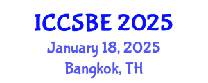 International Conference on Cognitive, Social and Behavioural Sciences (ICCSBE) January 18, 2025 - Bangkok, Thailand