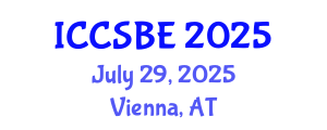 International Conference on Cognitive, Social and Behavioural Sciences (ICCSBE) July 29, 2025 - Vienna, Austria
