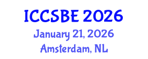 International Conference on Cognitive, Social and Behavioural Sciences (ICCSBE) January 21, 2026 - Amsterdam, Netherlands