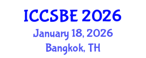 International Conference on Cognitive, Social and Behavioural Sciences (ICCSBE) January 18, 2026 - Bangkok, Thailand