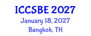 International Conference on Cognitive, Social and Behavioural Sciences (ICCSBE) January 18, 2027 - Bangkok, Thailand International Conference on Cognitive, Social and Behavioural Sciences (ICCSBE) January 18, 2027 - Bangkok, Thailand