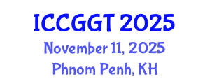International Conference on Combinatorial Geometry and Graph Theory (ICCGGT) November 11, 2025 - Phnom Penh, Cambodia