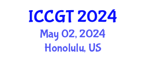 International Conference on Combinatorics and Graph Theory (ICCGT) May 02, 2024 - Honolulu, United States