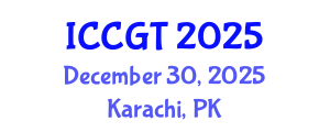 International Conference on Combinatorics and Graph Theory (ICCGT) December 30, 2025 - Karachi, Pakistan