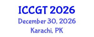 International Conference on Combinatorics and Graph Theory (ICCGT) December 30, 2026 - Karachi, Pakistan International Conference on Combinatorics and Graph Theory (ICCGT) December 30, 2026 - Karachi, Pakistan