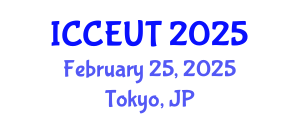 International Conference on Combustion, Energy Utilisation and Thermodynamics (ICCEUT) February 25, 2025 - Tokyo, Japan