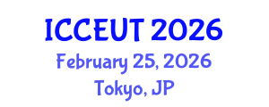 International Conference on Combustion, Energy Utilisation and Thermodynamics (ICCEUT) February 25, 2026 - Tokyo, Japan
