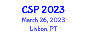 International Conference on Combustion Science and Processes (CSP) March 26, 2023 - Lisbon, Portugal