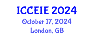 International Conference on Communication and Electronic Information Engineering (ICCEIE) October 17, 2024 - London, United Kingdom