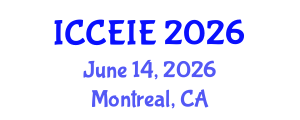 International Conference on Communication and Electronic Information Engineering (ICCEIE) June 14, 2026 - Montreal, Canada