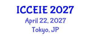 International Conference on Communication and Electronic Information Engineering (ICCEIE) April 22, 2027 - Tokyo, Japan International Conference on Communication and Electronic Information Engineering (ICCEIE) April 22, 2027 - Tokyo, Japan