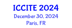 International Conference on Communication and Information Technology and Engineering (ICCITE) December 30, 2024 - Paris, France