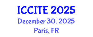 International Conference on Communication and Information Technology and Engineering (ICCITE) December 30, 2025 - Paris, France