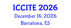 International Conference on Communication and Information Technology and Engineering (ICCITE) December 16, 2026 - Barcelona, Spain International Conference on Communication and Information Technology and Engineering (ICCITE) December 16, 2026 - Barcelona, Spain