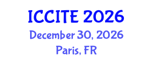 International Conference on Communication and Information Technology and Engineering (ICCITE) December 30, 2026 - Paris, France International Conference on Communication and Information Technology and Engineering (ICCITE) December 30, 2026 - Paris, France