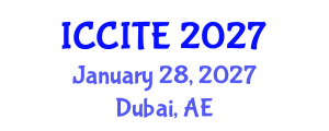 International Conference on Communication and Information Technology and Engineering (ICCITE) January 28, 2027 - Dubai, United Arab Emirates International Conference on Communication and Information Technology and Engineering (ICCITE) January 28, 2027 - Dubai, United Arab Emirates