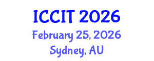 International Conference on Communication and Information Technology (ICCIT) February 25, 2026 - Sydney, Australia