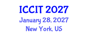 International Conference on Communication and Information Technology (ICCIT) January 28, 2027 - New York, United States International Conference on Communication and Information Technology (ICCIT) January 28, 2027 - New York, United States