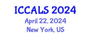International Conference on Communication and Linguistics Studies (ICCALS) April 22, 2024 - New York, United States