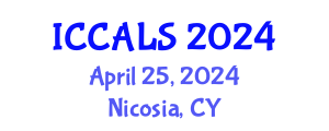 International Conference on Communication and Linguistics Studies (ICCALS) April 25, 2024 - Nicosia, Cyprus