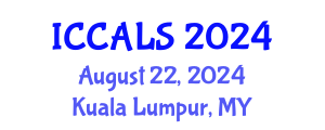 International Conference on Communication and Linguistics Studies (ICCALS) August 22, 2024 - Kuala Lumpur, Malaysia