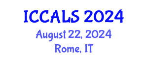 International Conference on Communication and Linguistics Studies (ICCALS) August 22, 2024 - Rome, Italy