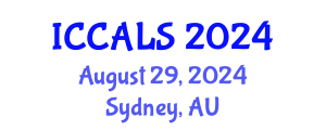 International Conference on Communication and Linguistics Studies (ICCALS) August 29, 2024 - Sydney, Australia