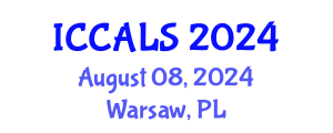 International Conference on Communication and Linguistics Studies (ICCALS) August 08, 2024 - Warsaw, Poland