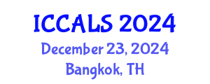 International Conference on Communication and Linguistics Studies (ICCALS) December 23, 2024 - Bangkok, Thailand