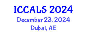 International Conference on Communication and Linguistics Studies (ICCALS) December 23, 2024 - Dubai, United Arab Emirates