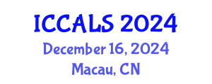 International Conference on Communication and Linguistics Studies (ICCALS) December 16, 2024 - Macau, China