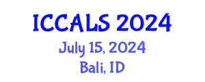 International Conference on Communication and Linguistics Studies (ICCALS) July 15, 2024 - Bali, Indonesia