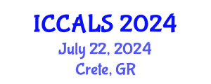 International Conference on Communication and Linguistics Studies (ICCALS) July 22, 2024 - Crete, Greece