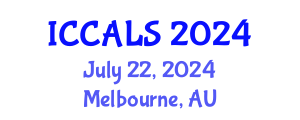 International Conference on Communication and Linguistics Studies (ICCALS) July 22, 2024 - Melbourne, Australia