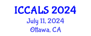 International Conference on Communication and Linguistics Studies (ICCALS) July 11, 2024 - Ottawa, Canada